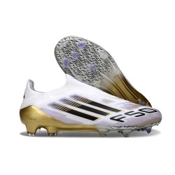 adidas F50 Elite LL FG White Core Black Met Gold