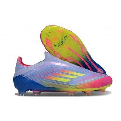 adidas F50 Elite LL FG Blue Fusion Lucid Lemon Lucid Pink