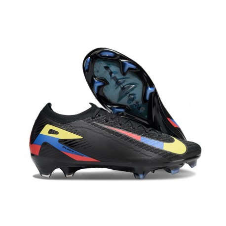 Nike Zoom Mercurial Vapor 16 Elite FG Cleats Black Colorful