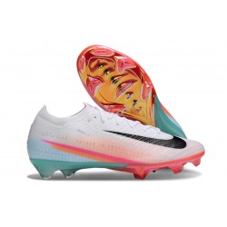 Nike Zoom Mercurial Vapor 16 Elite FG Cleats White Black Blue Red