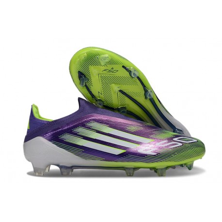 adidas F50 Elite LL FG Purple Rush Ftwr White Lucid Lemon