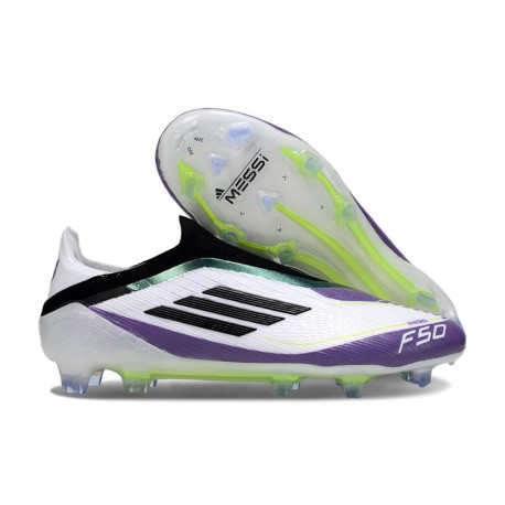 adidas F50 Elite LL FG X Messi Ftwr White Core Black Unity Purple