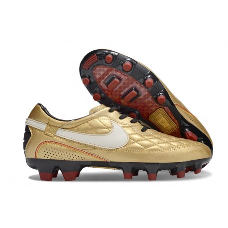 Nike Tiempo Legend X Elite FG R10 Golden White