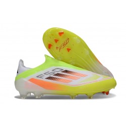 Adidas F50 Elite Laceless FG Yellow Orange