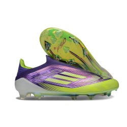 Adidas F50 Elite Laceless FG Unity Purple Solar Yellow
