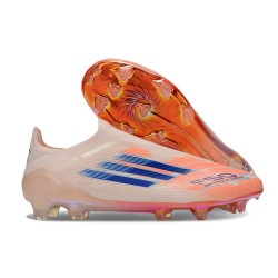 Adidas F50 Elite Laceless FG Orange Blue