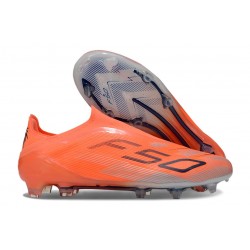 Adidas F50 Elite Laceless FG Orange Black