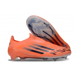 Adidas F50 Elite Laceless FG Orange Black