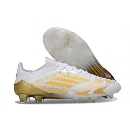 News adidas F50 Elite FG Boot Ftwr White Gold Met