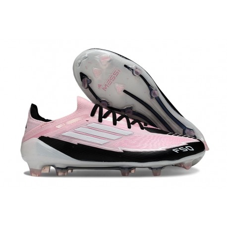 News adidas F50 Elite FG Boot Pink Black White