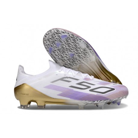 News adidas F50 Elite FG Boot White Blue Black
