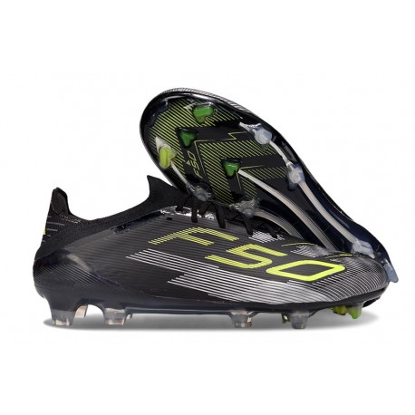 News adidas F50 Elite FG Boot Black Yellow