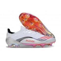 News adidas F50 Elite FG Boot X MESSI Ftwr White Lucid Red Silver Met.