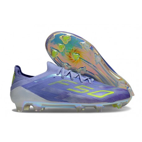 News adidas F50 Elite FG Boot Purple Rush Lucid Lemon