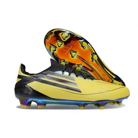 News adidas F50 Elite FG Boot Yellow Black