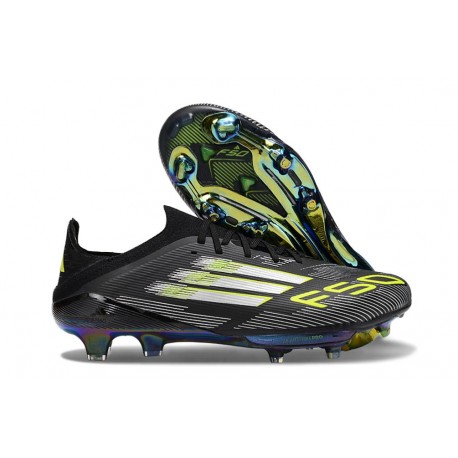 adidas F50+ Elite FG Shoes Core Black Iron Met. Lucid Lemon
