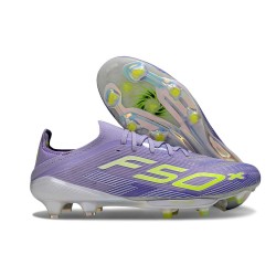 adidas F50+ Elite FG Shoes Purple Yellow