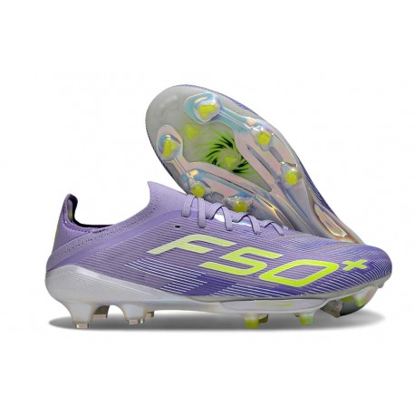 adidas F50+ Elite FG Shoes Purple Yellow