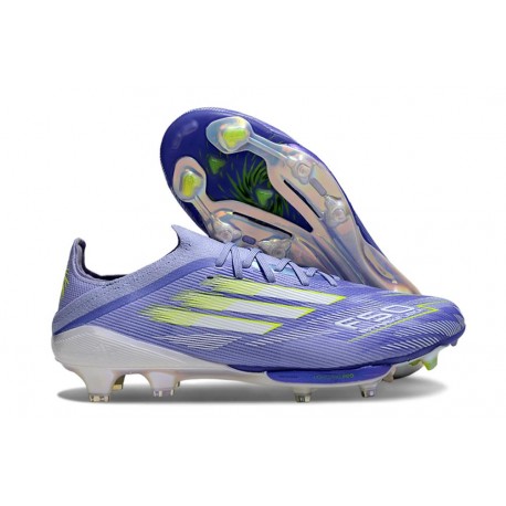 adidas F50+ Elite FG Shoes Purple Rush Lucid Lemon
