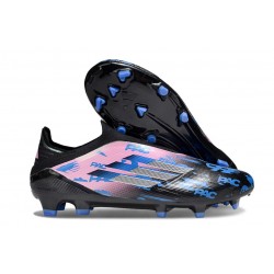 Adidas F50 Elite Laceless FG Black Pink Blue