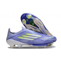 adidas F50 + FG Laceless Boots Purple Rush Lucid Lemon