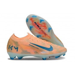 Nike Zoom Mercurial Vapor 16 Elite FG Cleats Mbappe Orange Blue