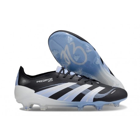 New adidas Predator Elite FG Shoes Black White Blue