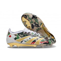 New adidas Predator Elite FG Shoes Gold Green Black