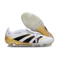 Adidas Predator Elite 25 Fold-Over Tongue Fg White Core Black Met Gold