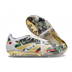 Adidas Predator Elite 25 Fold-Over Tongue Fg White Green Black Gold