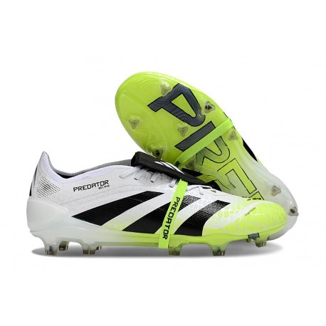 Adidas Predator Elite 25 Fold-Over Tongue Fg Ftwr White Core Black Lucid Lemon