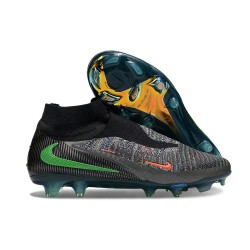 Nike Phantom 6 DF Elite FG Cleats Black Green