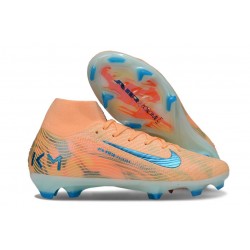 Nike Mercurial Superfly X Elite FG Cleats KM Orange Blue