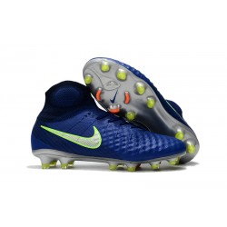 Nike Magista Obra II FG Men's Soccer Cleats - Blue Green