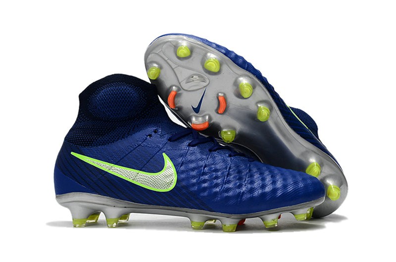 Nike Magista Obra II FG Soccer Cleats - Blue Green
