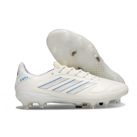 adidas Copa Pure 3 Elite FG Cleats White Silver Met. Bright Royal