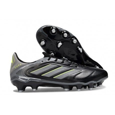 adidas Copa Pure 3 Elite FG Cleats Core Black Dgh Solid Grey Lucid Lemon