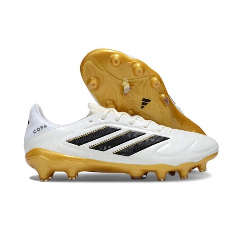 adidas Copa Pure 3 Elite FG Cleats White Core Black Met Gold