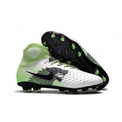 Nike Magista Obra II FG Men's Soccer Cleats - White Black Green