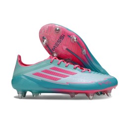 Adidas F50 Elite Sg Soccer Boots X MESSI Flash Aqua Lucid Pink Lucid Cyan