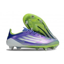 Adidas F50 Elite Sg Soccer Boots Purple Rush Lucid Lemon White