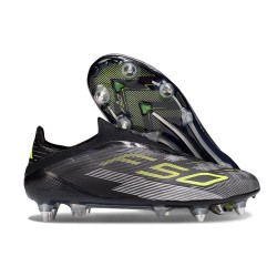 Adidas F50 Elite Laceless Sg Football Cleats Black Yellow