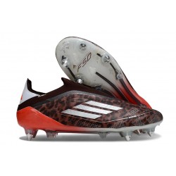 Adidas F50 Elite Laceless Sg Football Cleats Brown White