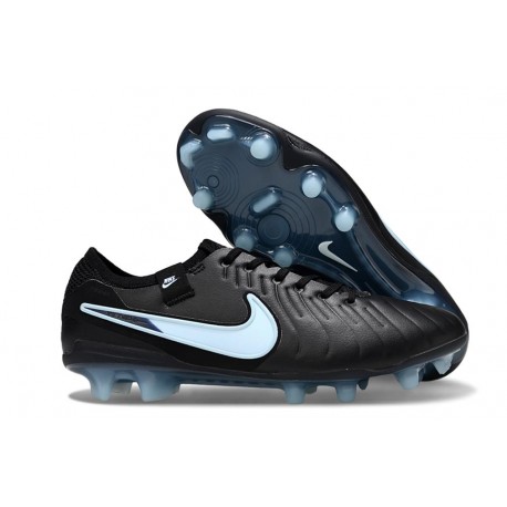 Nike Tiempo Legend 10 Elite FG ACC Shoes Black Ice Blue