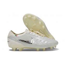 Nike Tiempo Legend 10 Elite FG ACC Shoes White Silver