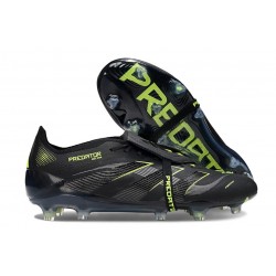 Adidas Predator Elite 25 Fold-Over Tongue Fg Core Black Carbon Lucid Lemon