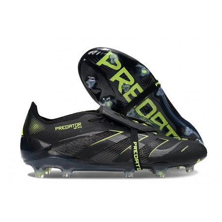 Adidas Predator Elite 25 Fold-Over Tongue Fg Core Black Carbon Lucid Lemon