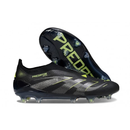 adidas Predator 25 Elite LL FG Soccer Cleat Black Yellow