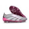 adidas Predator 25 Elite LL FG Soccer Cleat Grey White Pink