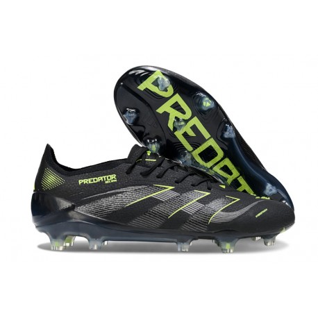 New adidas Predator Elite FG Shoes Black Volt
